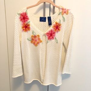 JH collectibles knit sweater blazer top